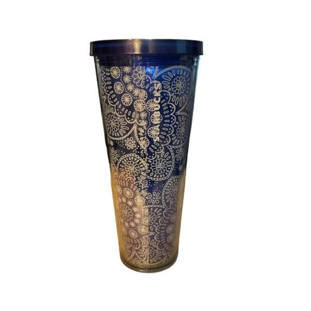 Starbucks 2019 Blue Paisley Tumbler
